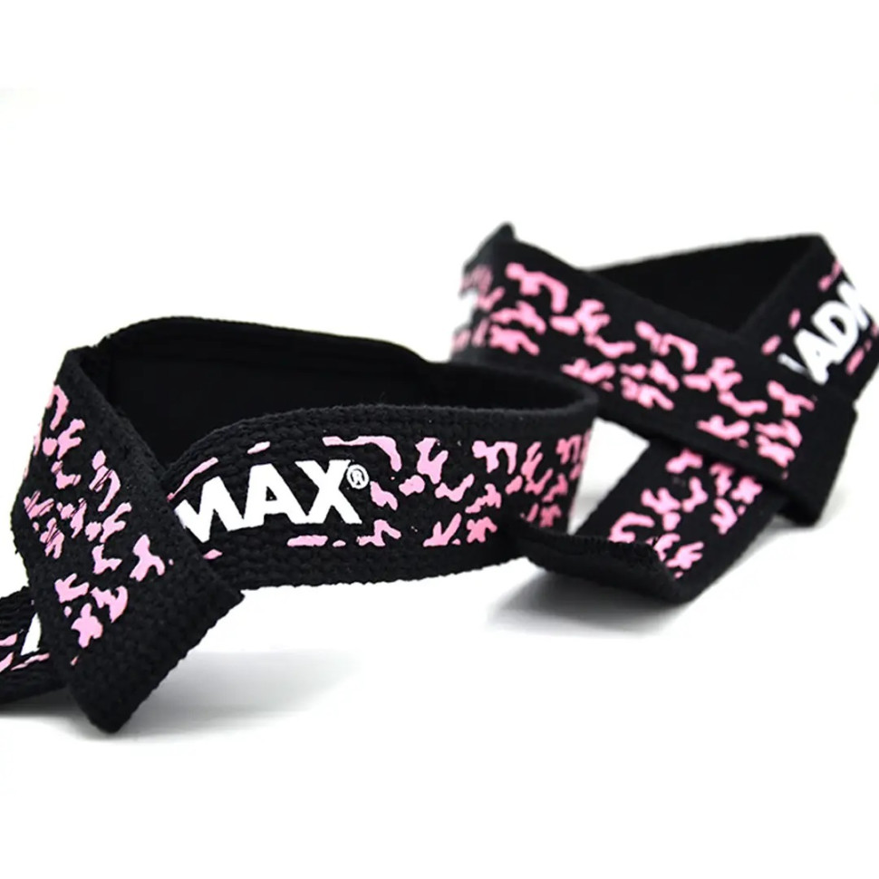 Лямки для тяги Camo Power Wrist Straps MadMax MFA-275-PNK-U Camo/Pink