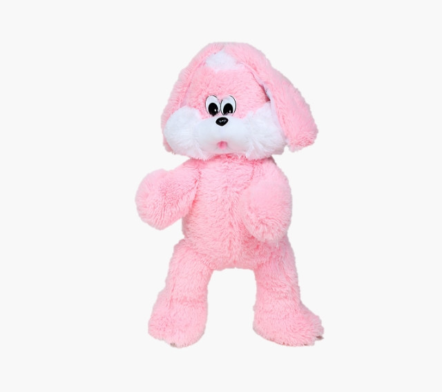 Мягкая игрушка Alina Toys зайка Снежок 90 см розовый 5784741ALN