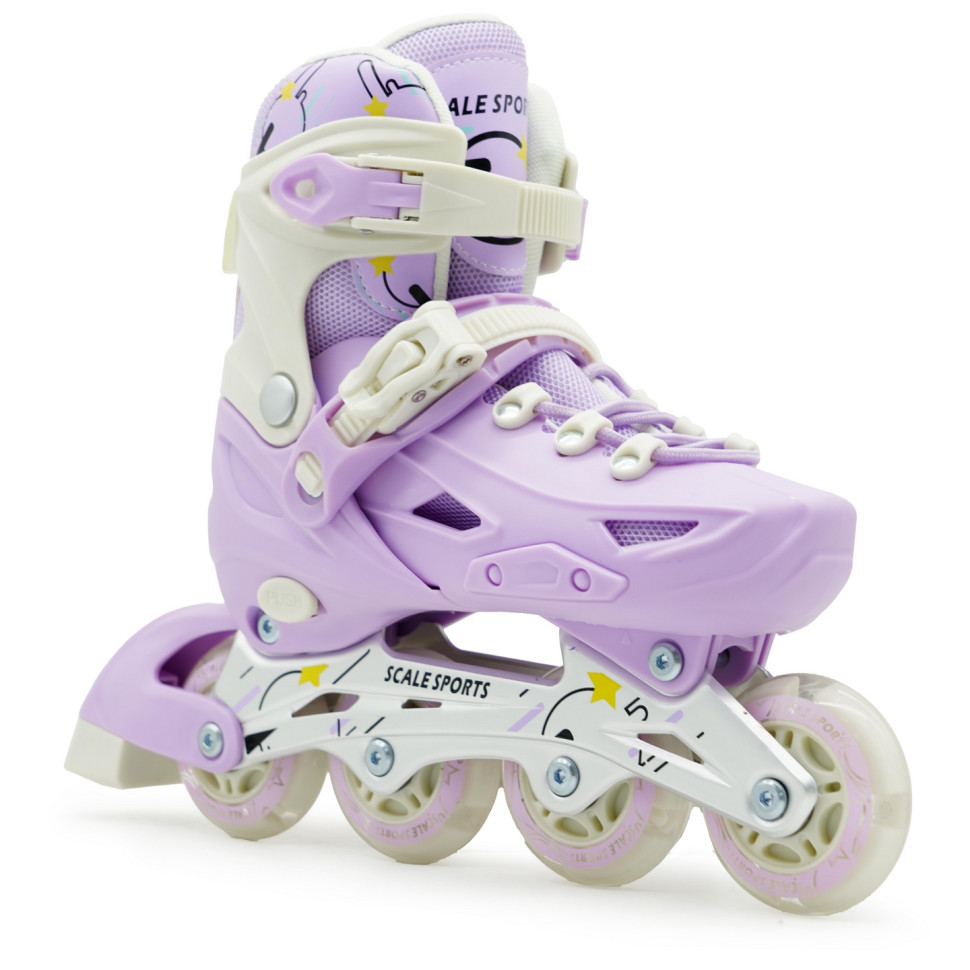 Детские раздвижные ролики Scale Sports 1533797796 Purple LF 605, размер 39-42