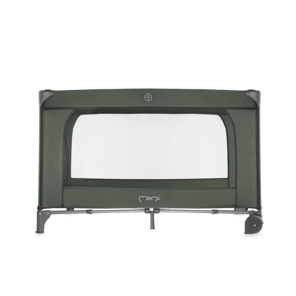 Детская кровать-манеж BELOVE PLUS MoMi LOZE00025 dark green складная, с игрушками