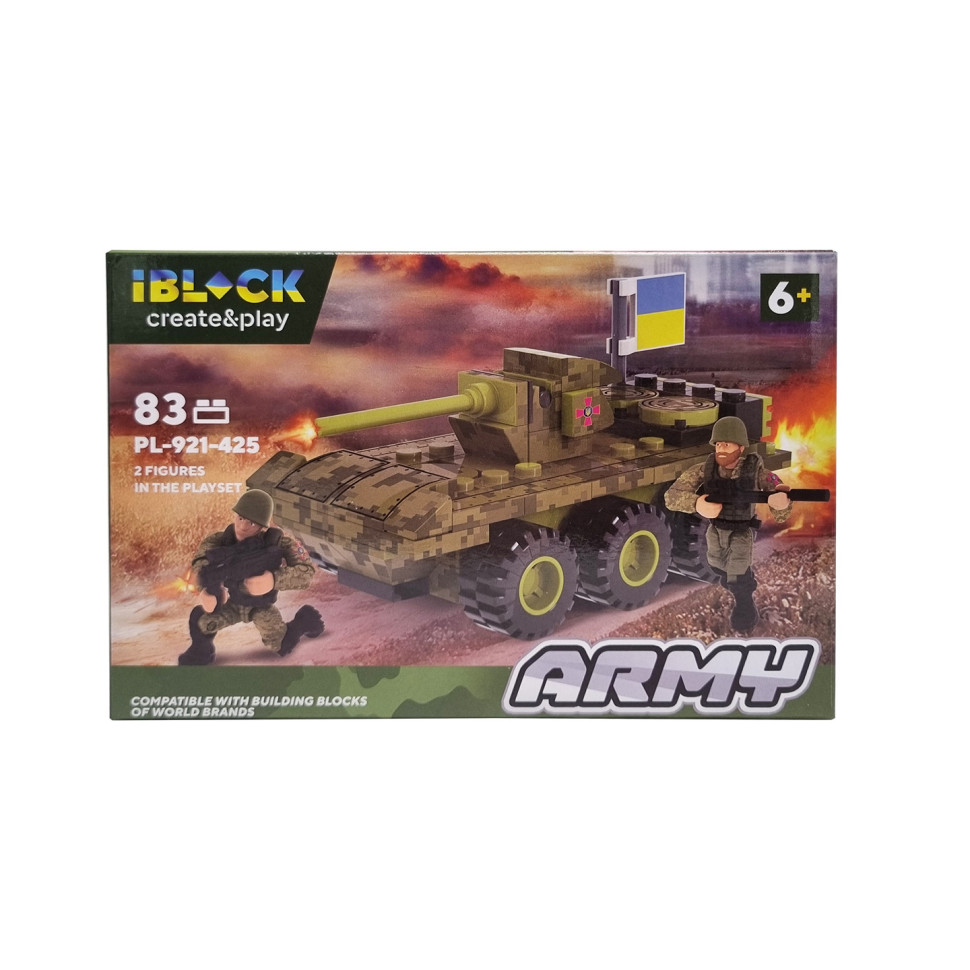 Дитячий конструктор Армія IBLOCK PL-921-425, 4 види