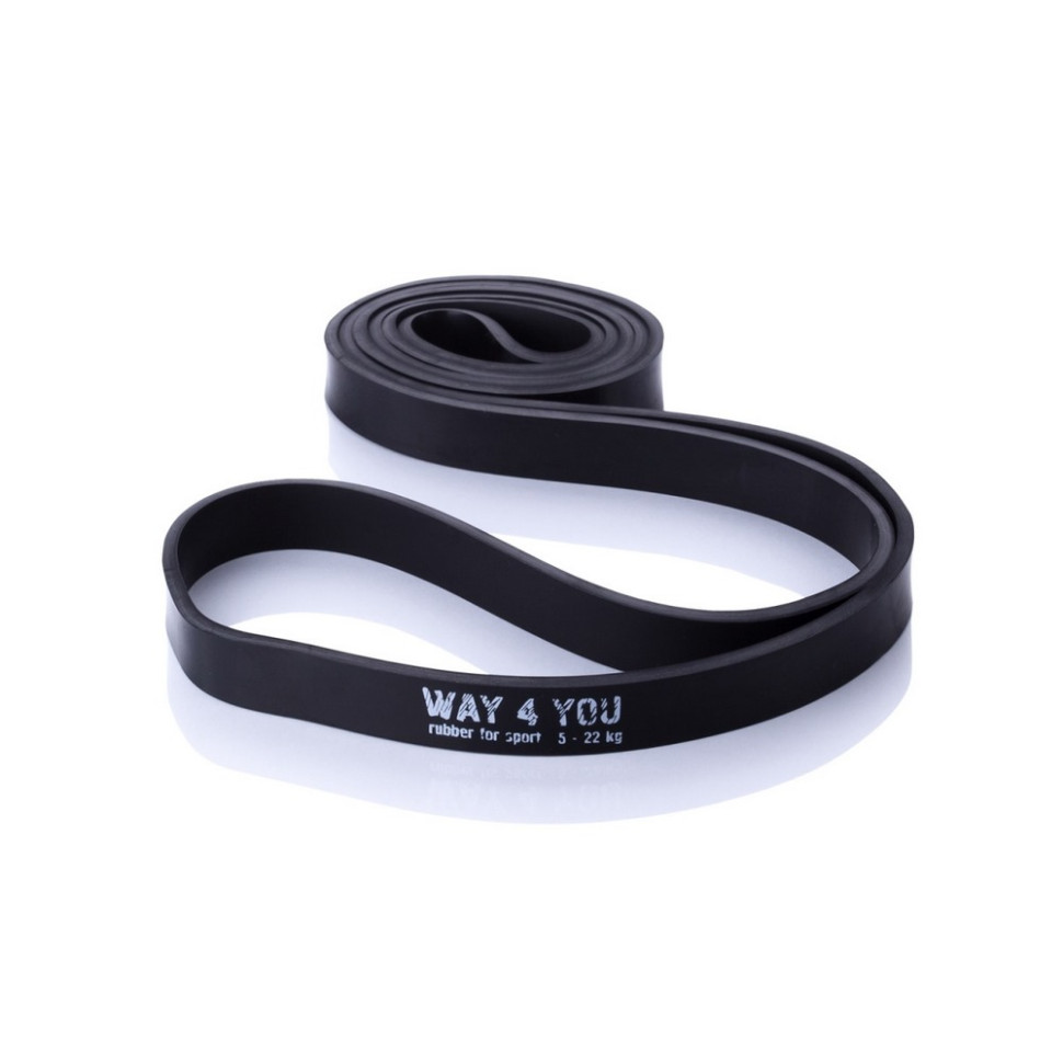Резиновые петли для фитнеса Way4you w40003 черный 5-22 кг