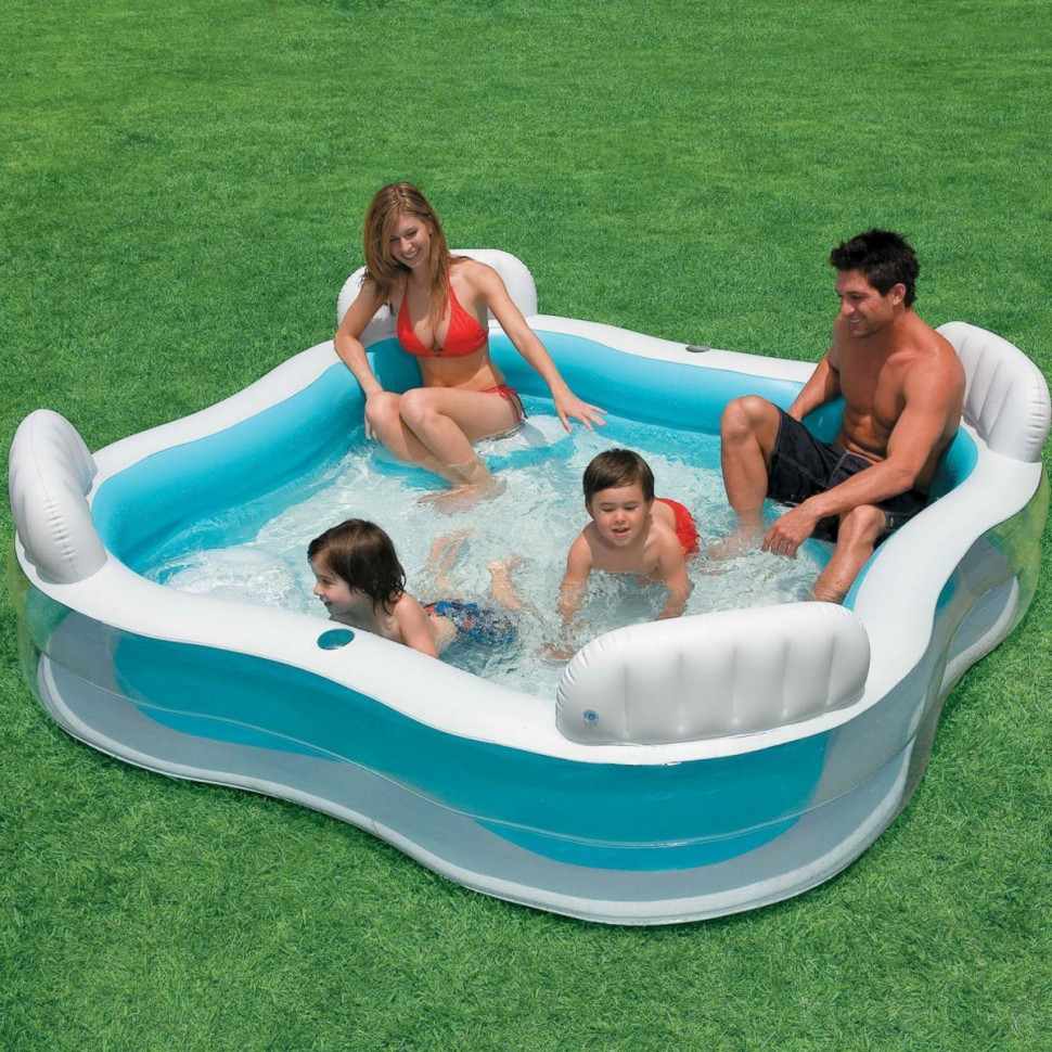 Сімейний надувний басейн Intex 56475, 229x229x66 см