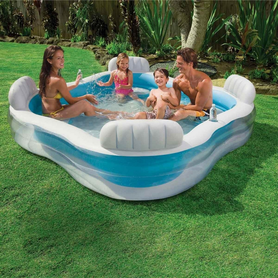 Сімейний надувний басейн Intex 56475, 229x229x66 см
