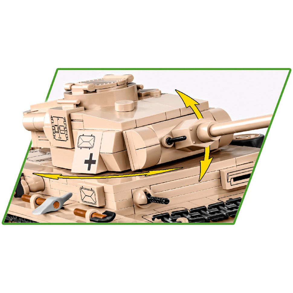 Конструктор Танк Panzer III Друга Світова Війна COBI COBI-2562, 780 деталей
