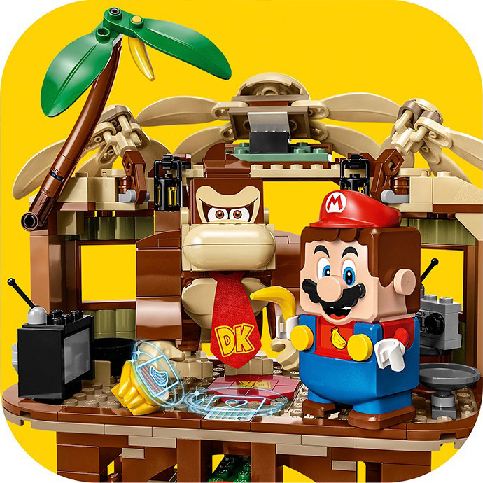 Конструктор LEGO Super Mario Будинок на дереві Донкі Конґ. Додатковий набір 71424, 555 деталей