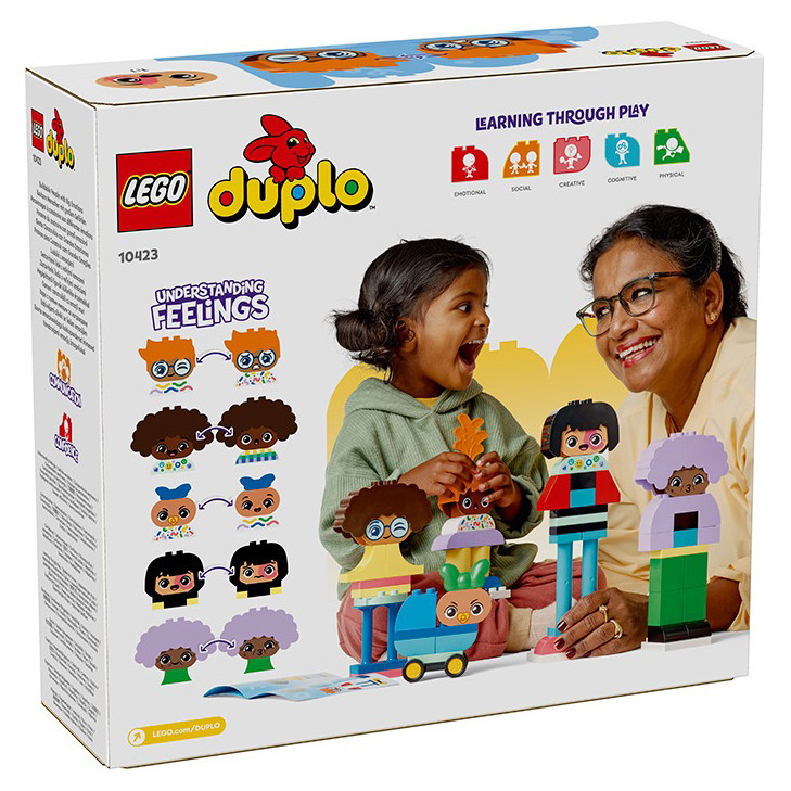 Конструктор Lego DUPLO Конструктор людей із сильними емоціями 10423, 71 деталь