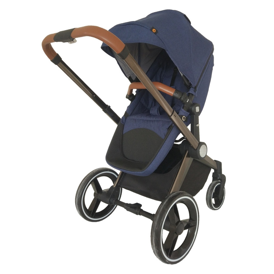 Детская коляска 2 в 1 Welldon WD007-3 синий