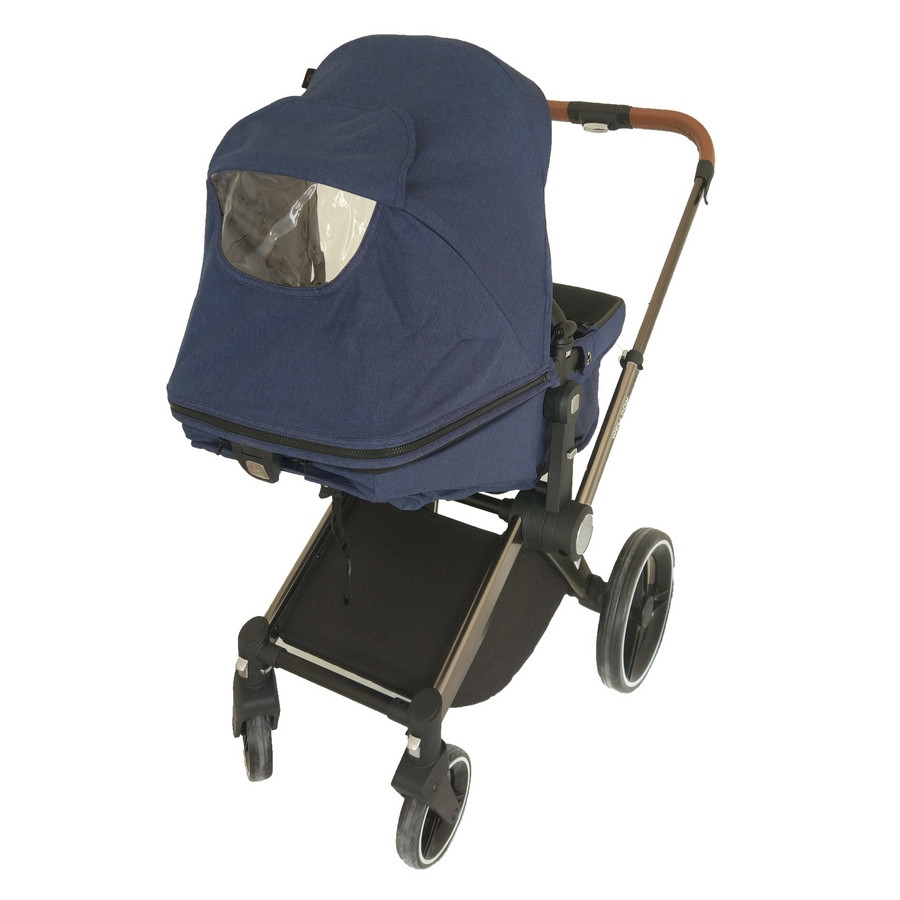 Детская коляска 2 в 1 Welldon WD007-3 синий