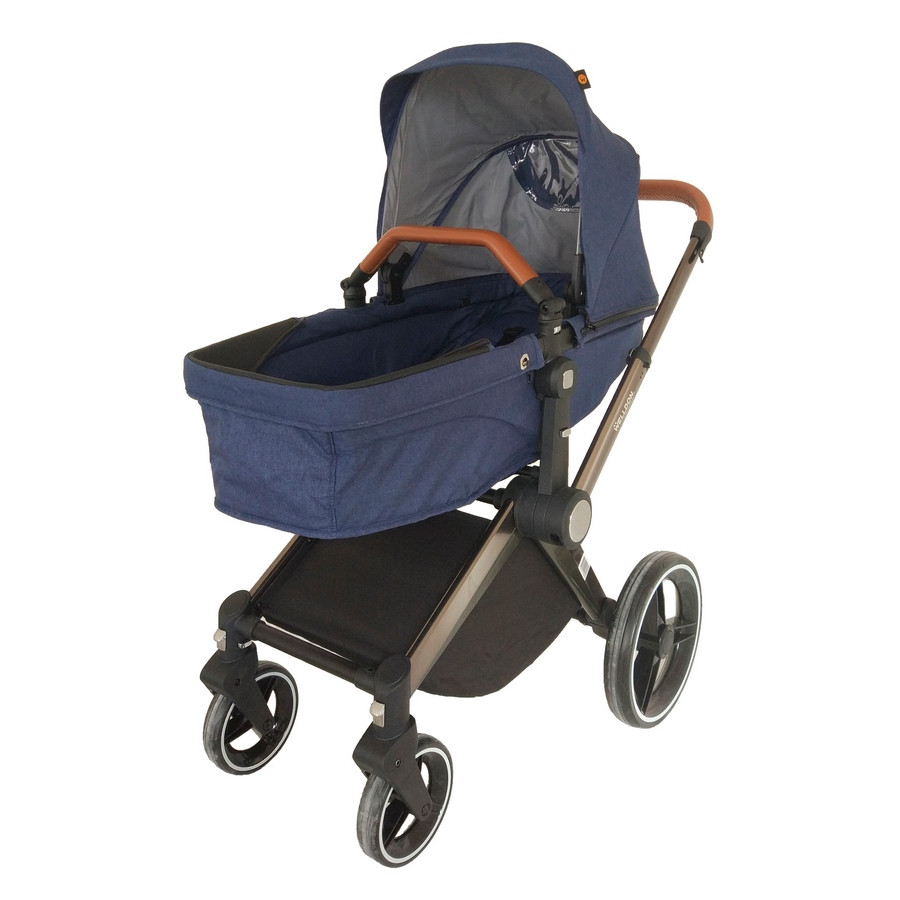 Детская коляска 2 в 1 Welldon WD007-3 синий