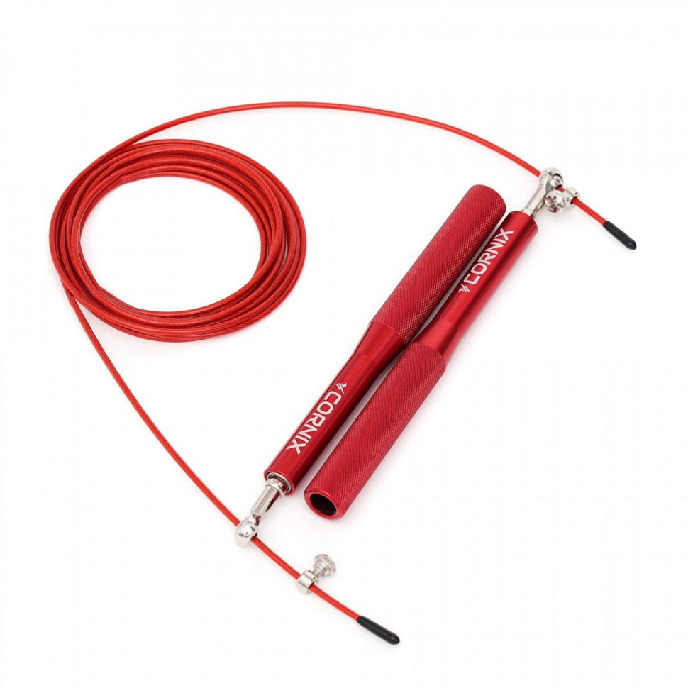 Скакалка скоростная для кроссфита Speed Rope Cornix XR-0158 Red