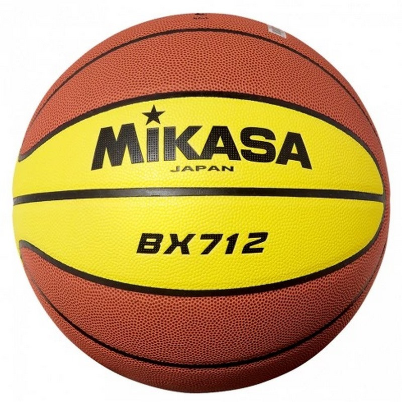 Мяч баскетбольный Mikasa BX712, коричневый № 7
