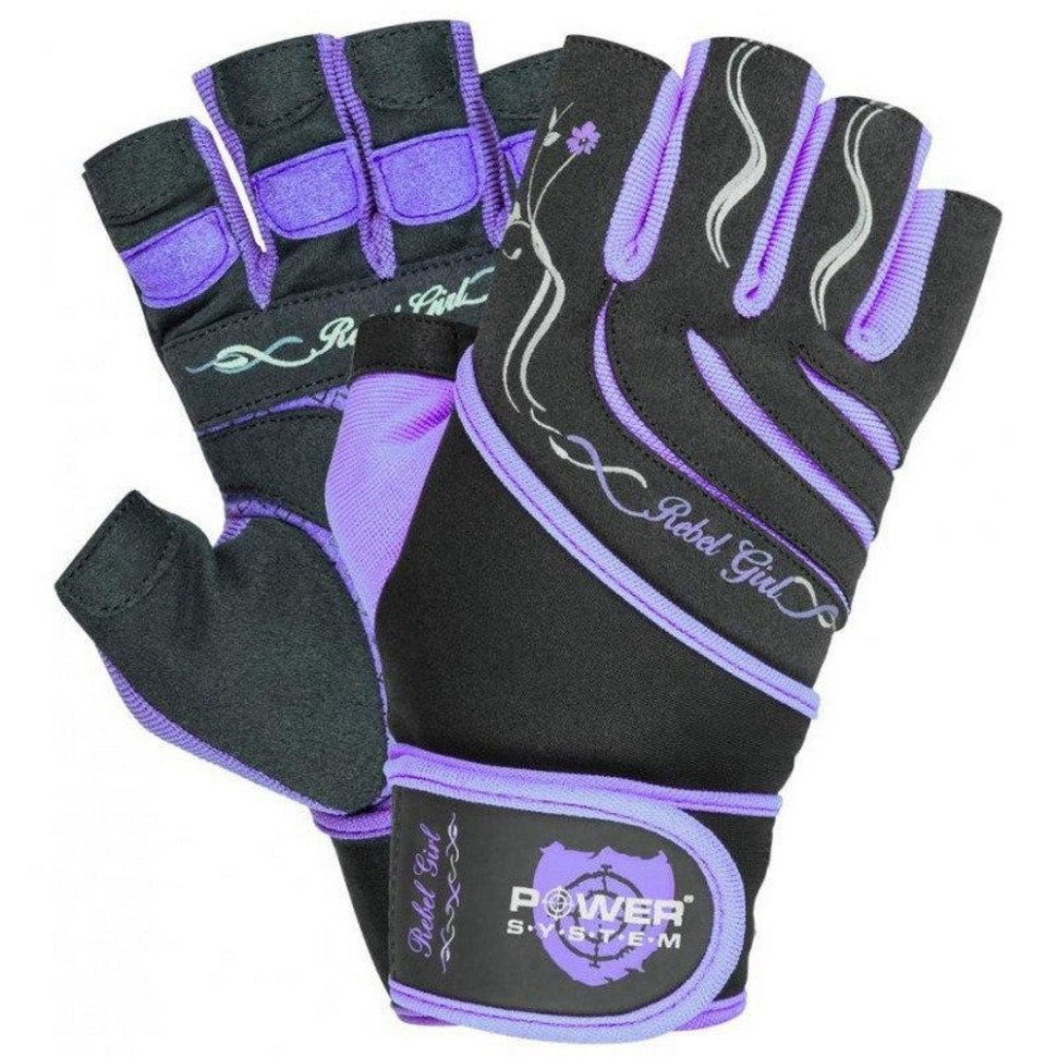 Перчатки для фитнеса Rebel Girl Power System PS-2720_XS_Purple, XS 20 см