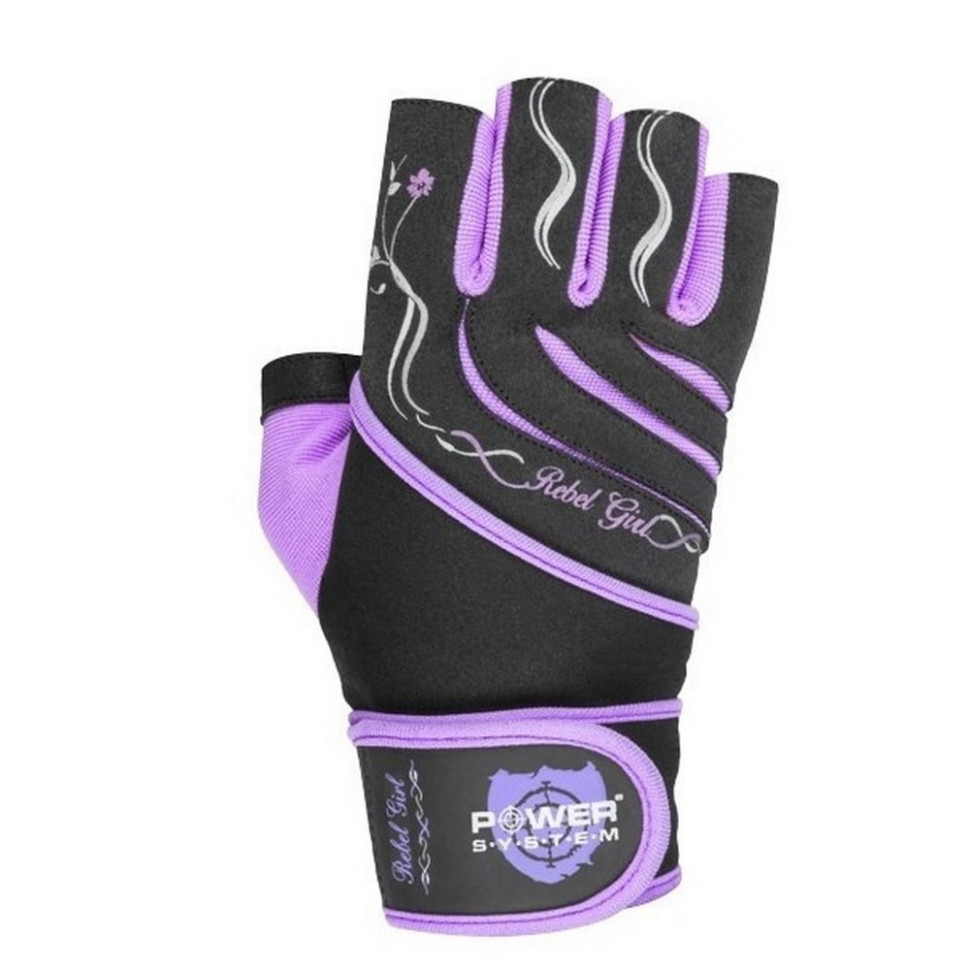 Перчатки для фитнеса Rebel Girl Power System PS-2720_XS_Purple, XS 20 см