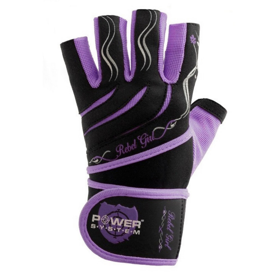 Перчатки для фитнеса Rebel Girl Power System PS-2720_XS_Purple, XS 20 см