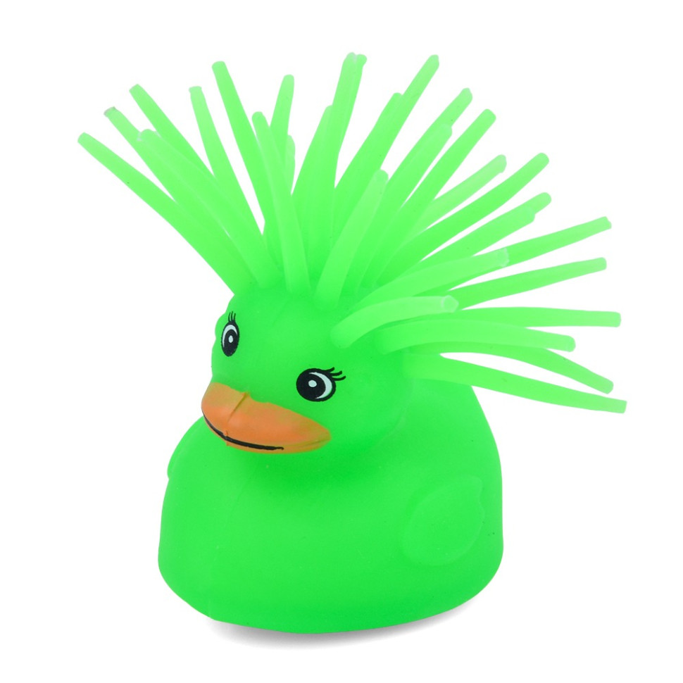 Детская игрушка Антистресс Уточка Bambi MS 3719(Green) световые эффекты