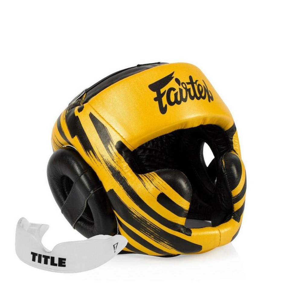 Боксерський шолом HG16 Fairtex HG16_M_Gold, Gold, розмір M
