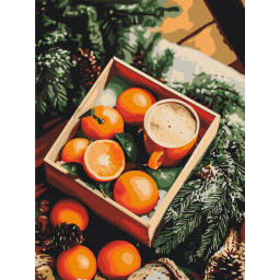 Картина по номерам "Аромат праздников" Brushme RBS1022, 30х40 см Картина по номерам "Аромат праздников" Brushme RBS1022, 30х40 см