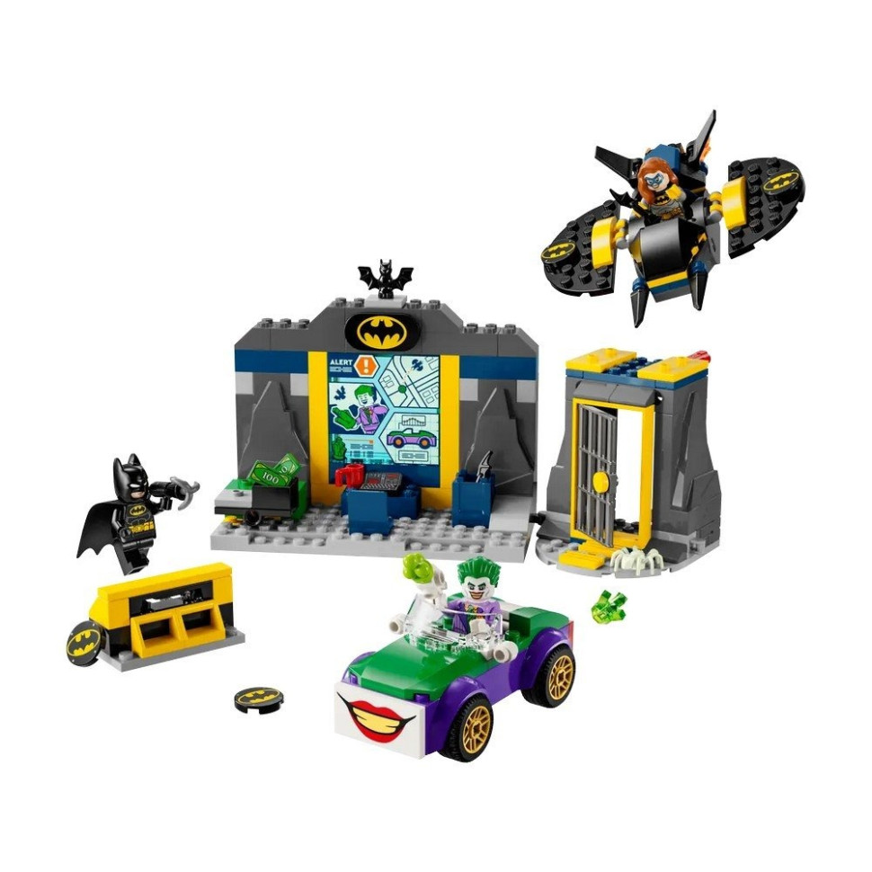 Конструктор «Пещера Бэтмена с Бэтменом, Бэтгёрл и Джокером LEGO 76272, 184 деталей