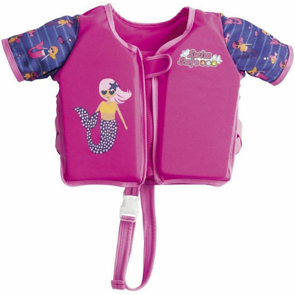 Жилет для плавання Swim Vest With Sleeves Aqua Speed ​​32147-03 рожевий, синій 18-30кг