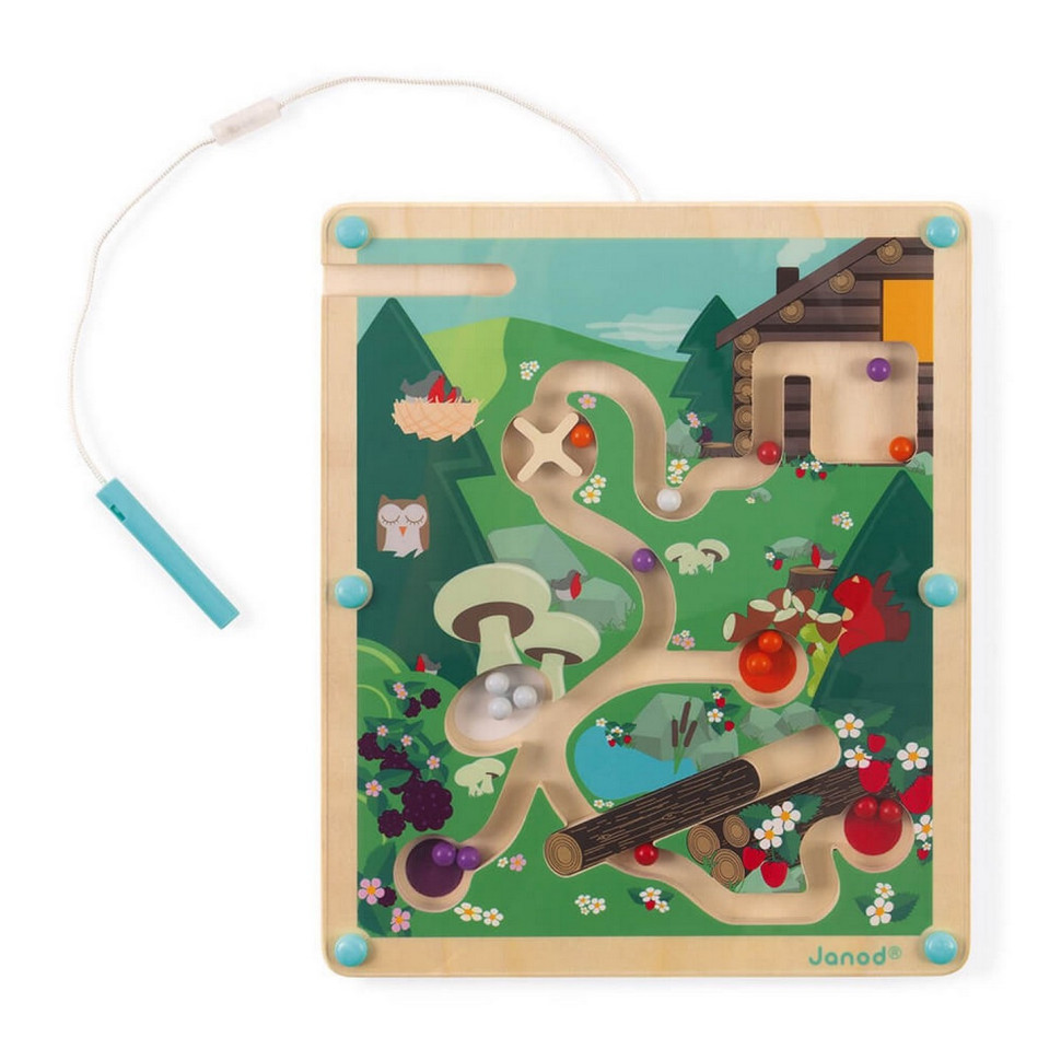 Игра магнитный лабиринт Janod Лес J05311
