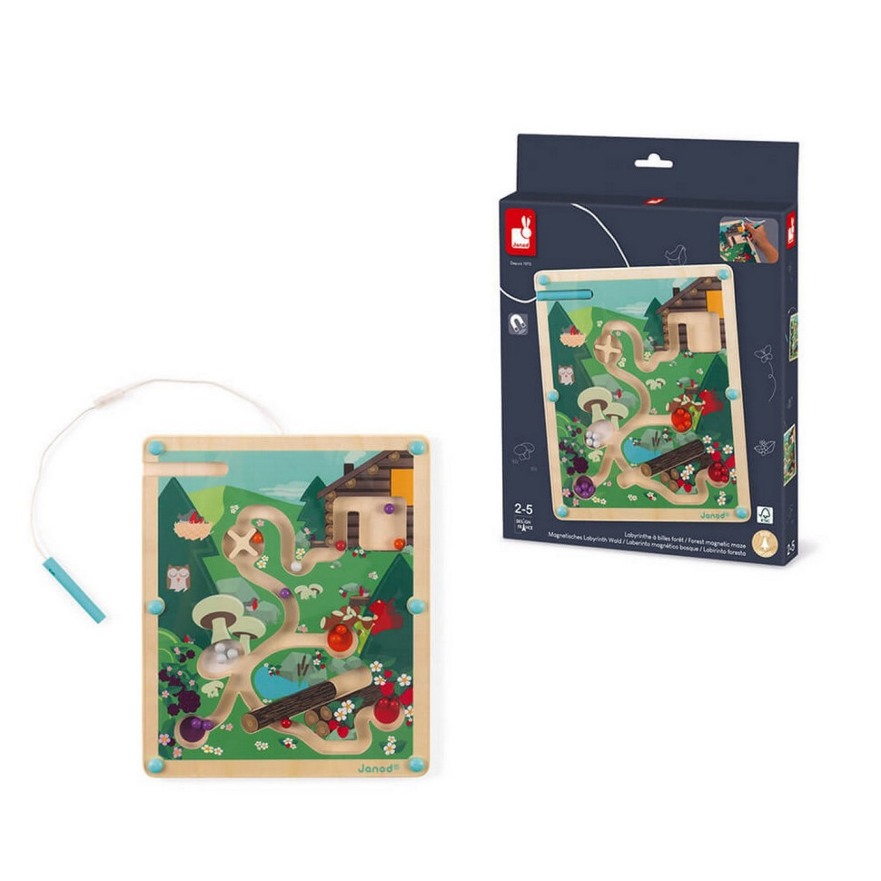 Игра магнитный лабиринт Janod Лес J05311
