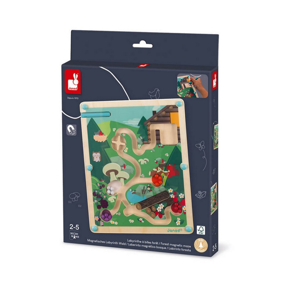 Игра магнитный лабиринт Janod Лес J05311