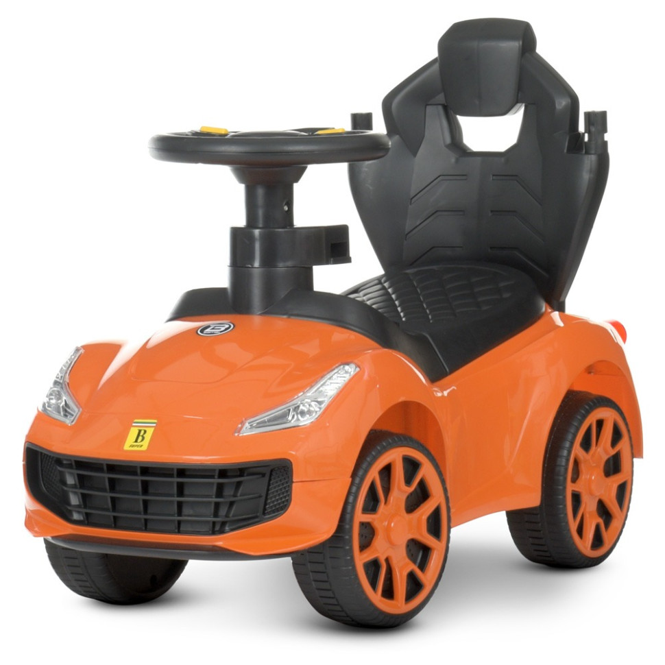 Каталка-толокар Bambi Racer M 4741-7 родит.ручка, музыка, свет