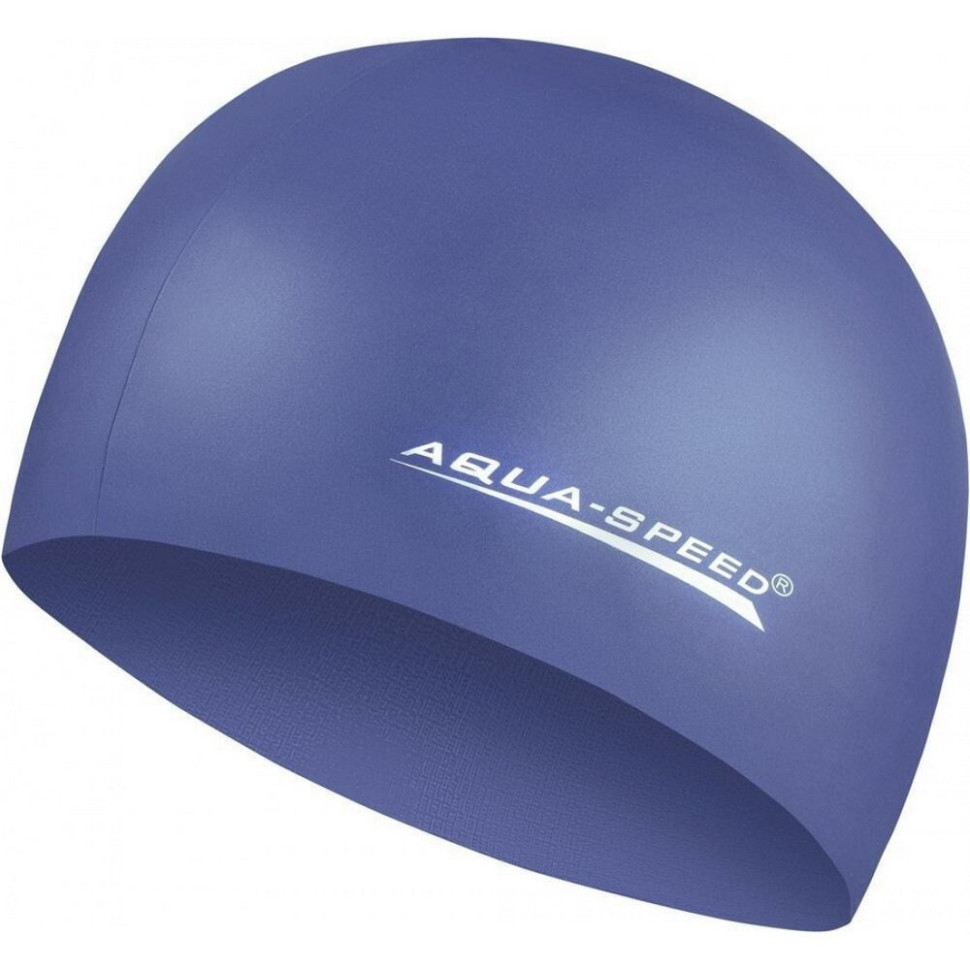 Шапка для плавання MEGA Aqua Speed​​ 100-10 синій, OSFM