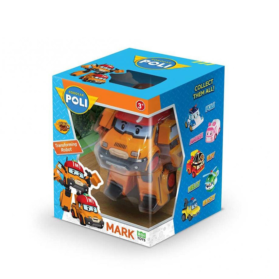 Детский игрушечный трансформер-машинка Робокар МАРК Roi Visual MRT-0654 10 см