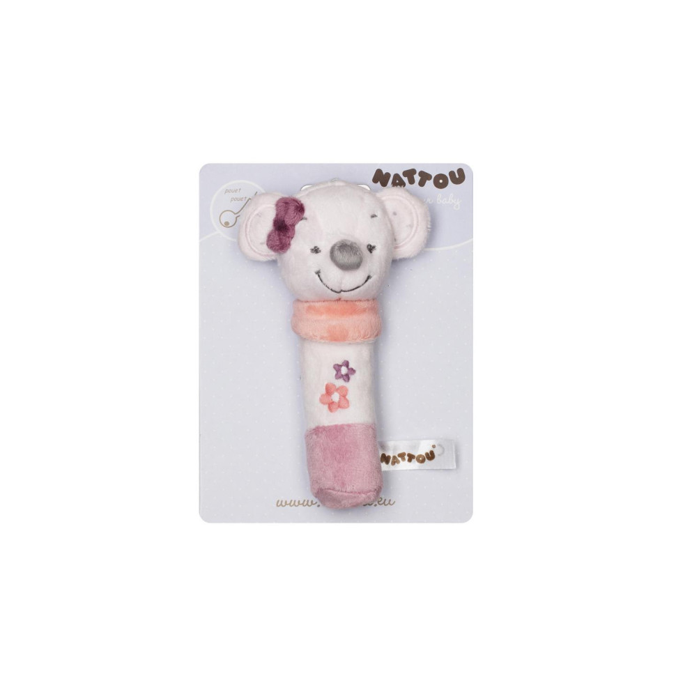 Погремушка шуршащая Nattou мышка Валентина 424110