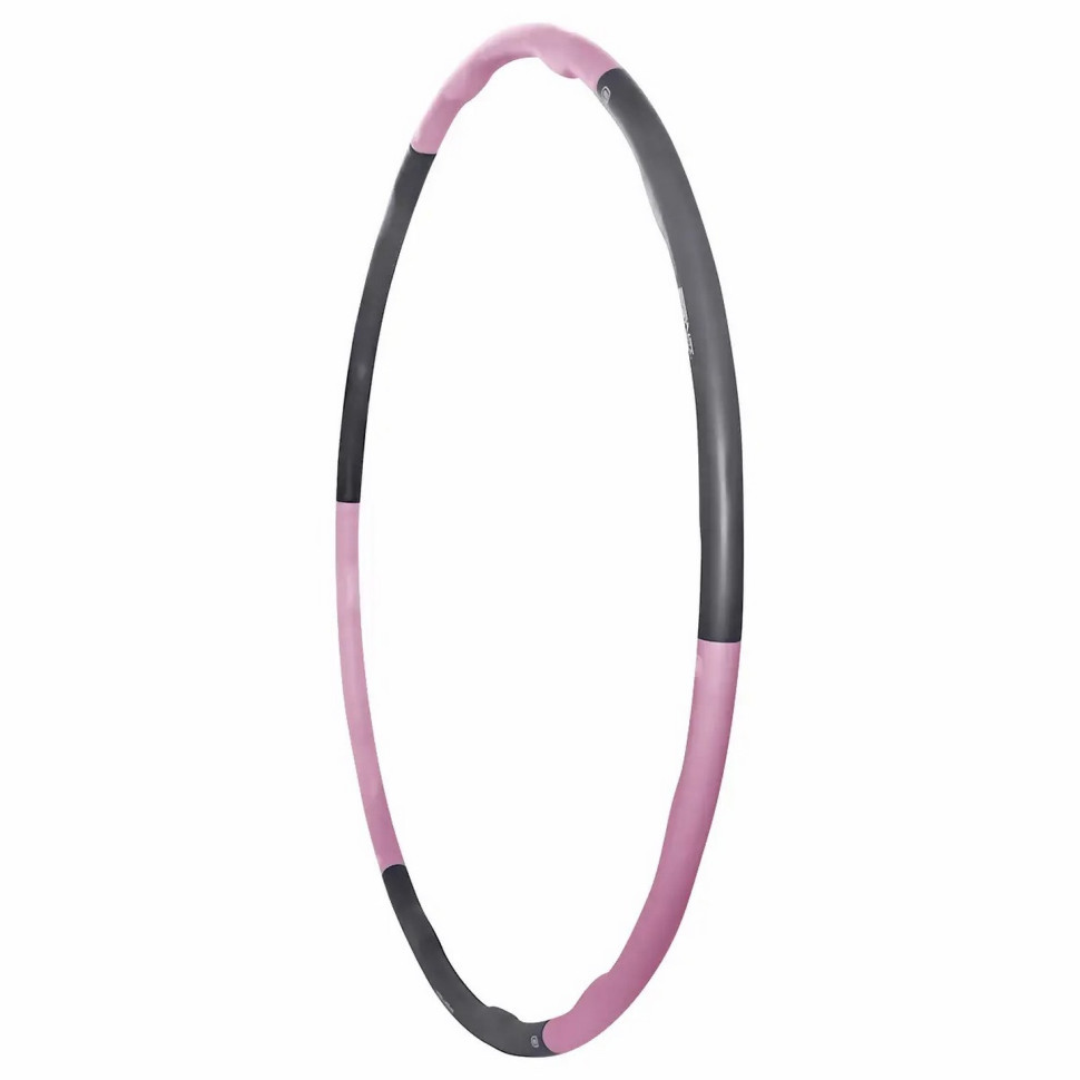 Обруч массажный Hula Hoop SportVida SV-HK0338, 100 см 1.2 кг , Grey/Pink