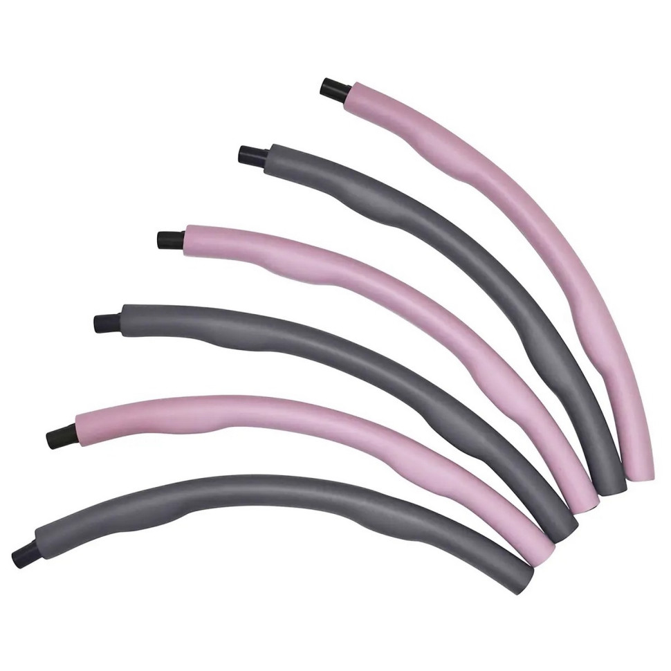 Обруч массажный Hula Hoop SportVida SV-HK0338, 100 см 1.2 кг , Grey/Pink
