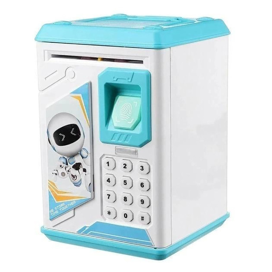 Детская игрушка Сейф копилка на батарейках Bambi 906(Blue) синий