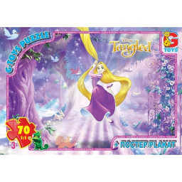 Дитячий пазл "Рапунцель" G-Toys TA009 плакат 70 елементів