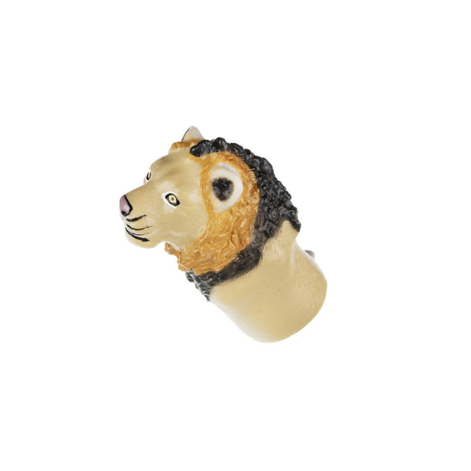 Игровой набор Same Toy Пальчиковый театр 2 ед, Бегемот и Лев X241UT-4