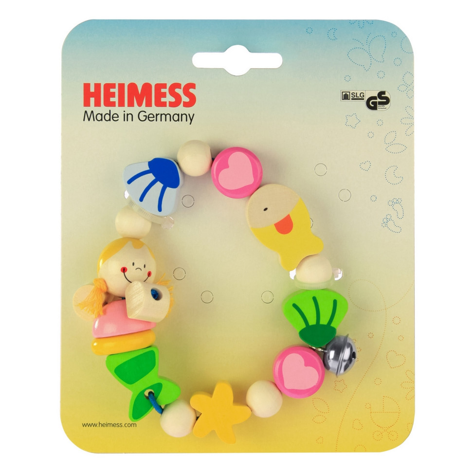 Погремушка деревянная Heimess Русалка 734860