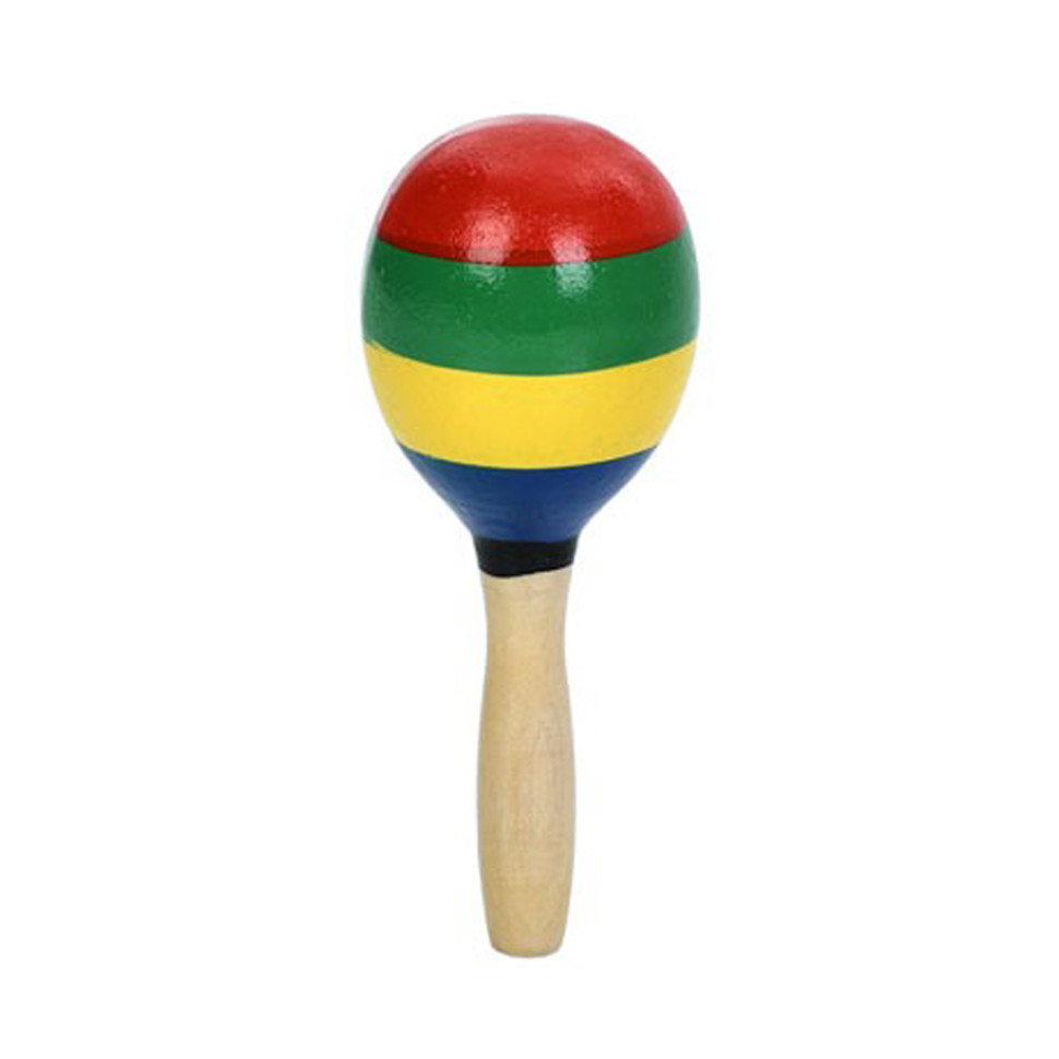 Дитяча дерев'яна іграшка Маракас Bambi MD 0361-4 розмір 12,5 см