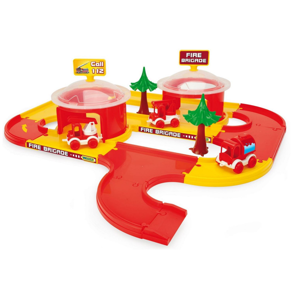 Игровой набор Пожарная станция Wader 53510 Play Tracks City