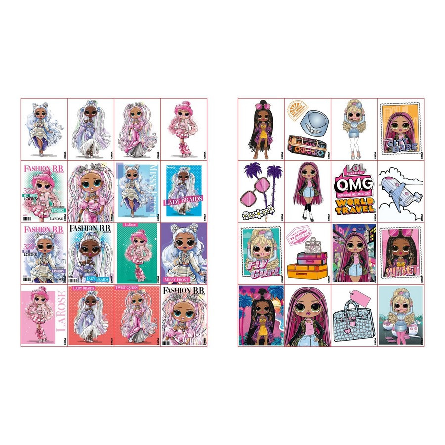 Розмальовка зі стікерами 