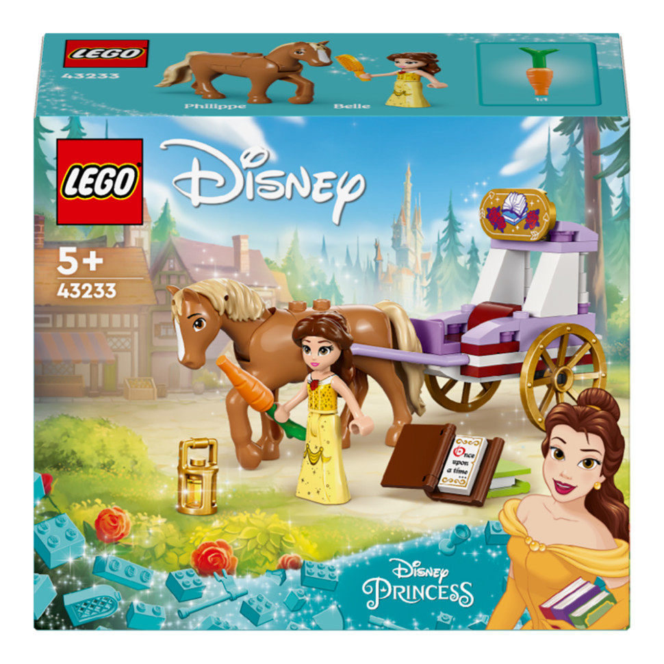 Конструктор LEGO Disney Казкова карета Белль 43233, 62 деталі