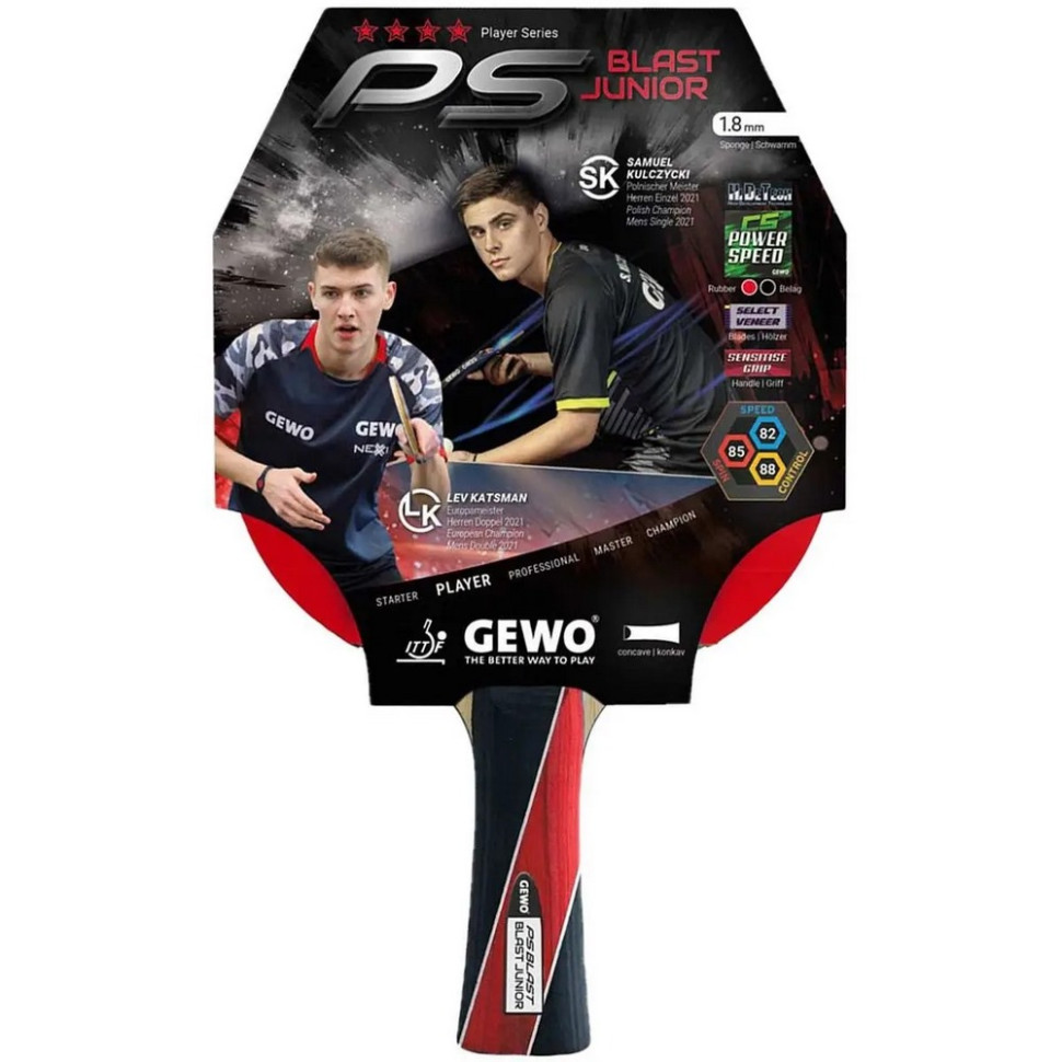 Ракетка для настільного тенісу PS Blast Junior FL Gewo 931038 (1074300001)
