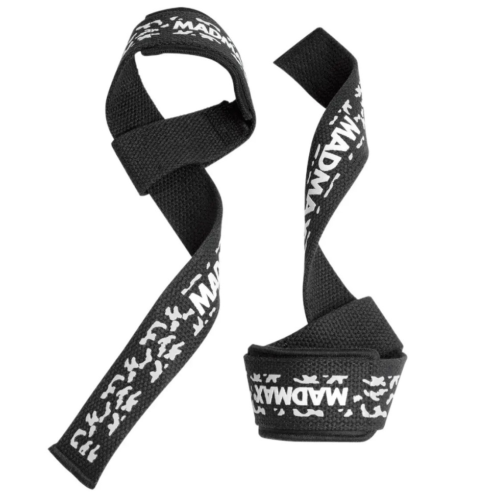 Лямки для тяги Camo Power Wrist Straps MadMax MFA-275-WHT-U Camo/White
