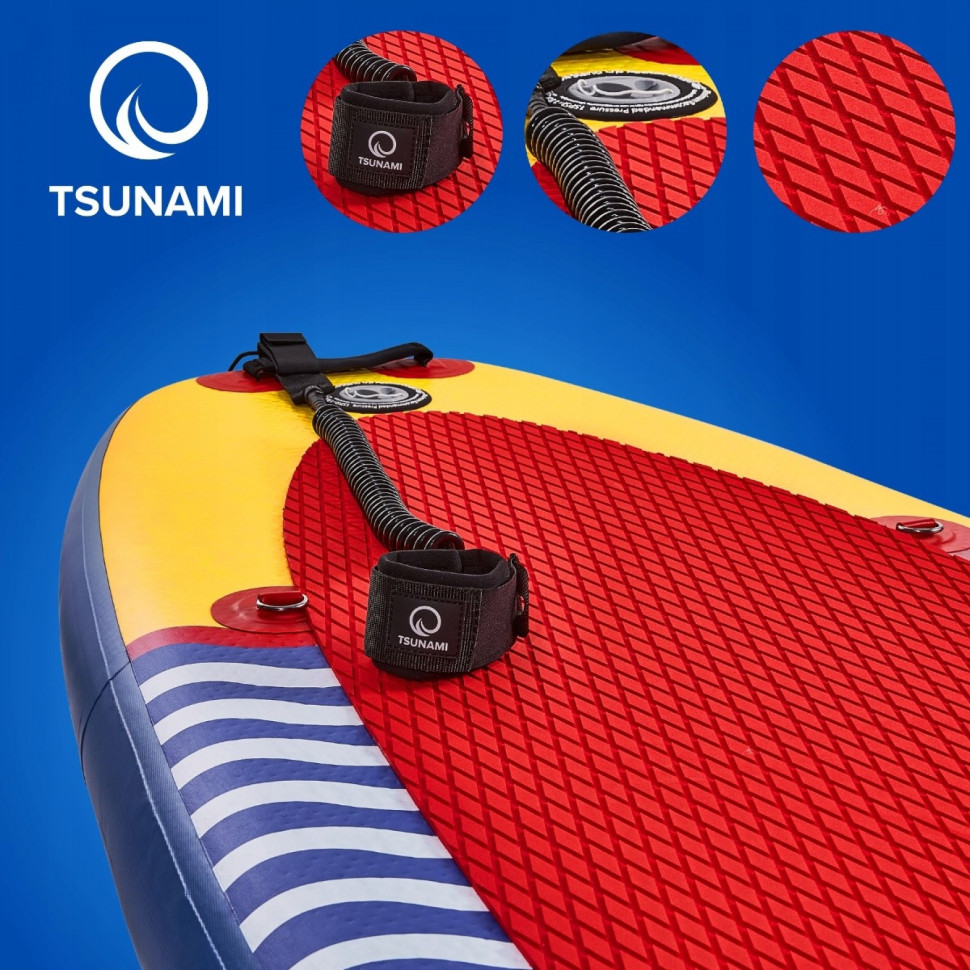 Надувная SUP доска Tsunami T04 с веслом Wave 350 см 