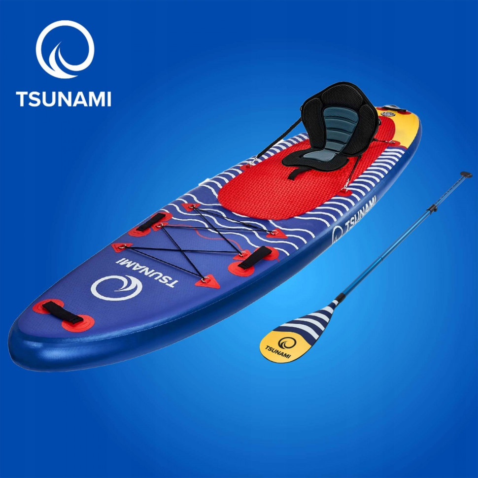 Надувная SUP доска Tsunami T04 с веслом Wave 350 см 