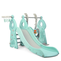 Детская горка-качель Bambi WM19011-5 кольцо баскетбольное