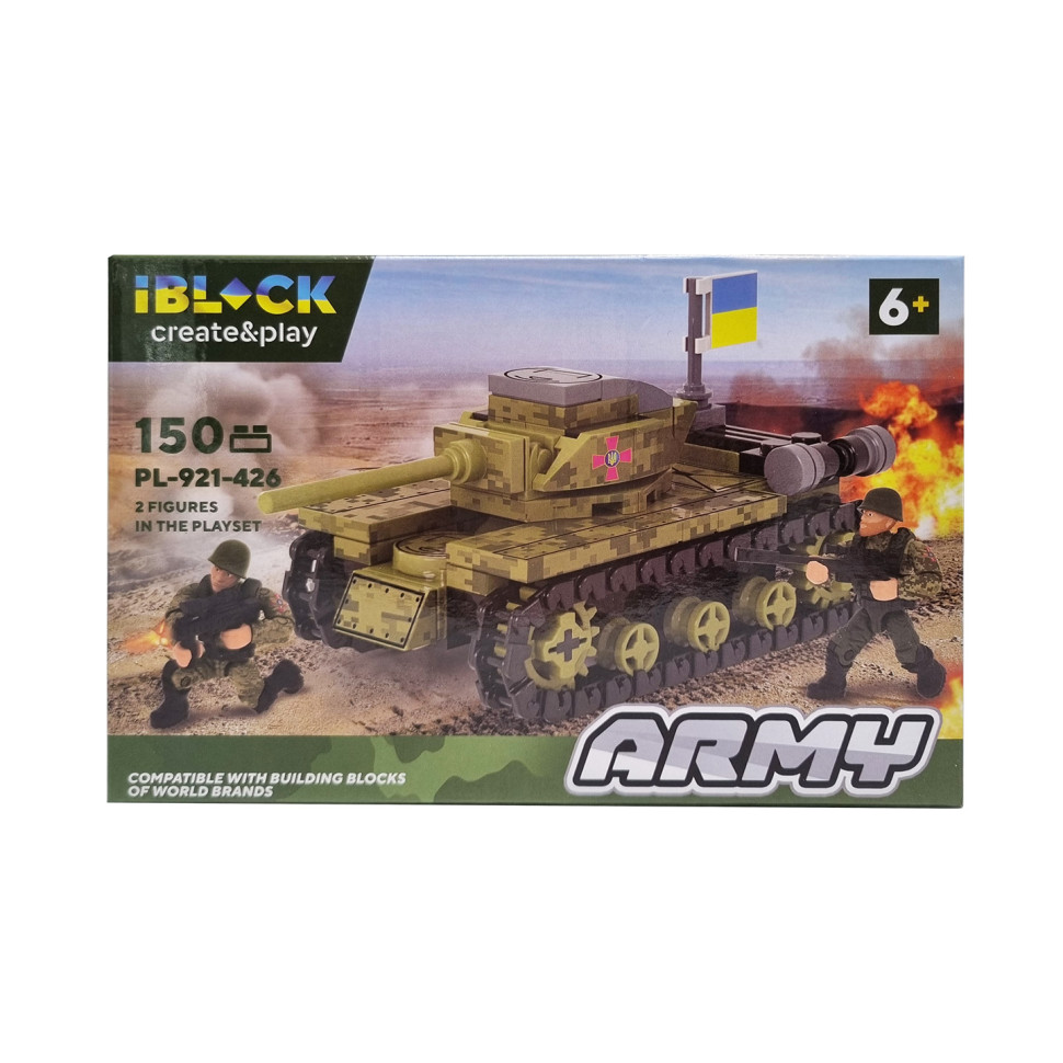 Детский конструктор Армия IBLOCK PL-921-426, 4 вида