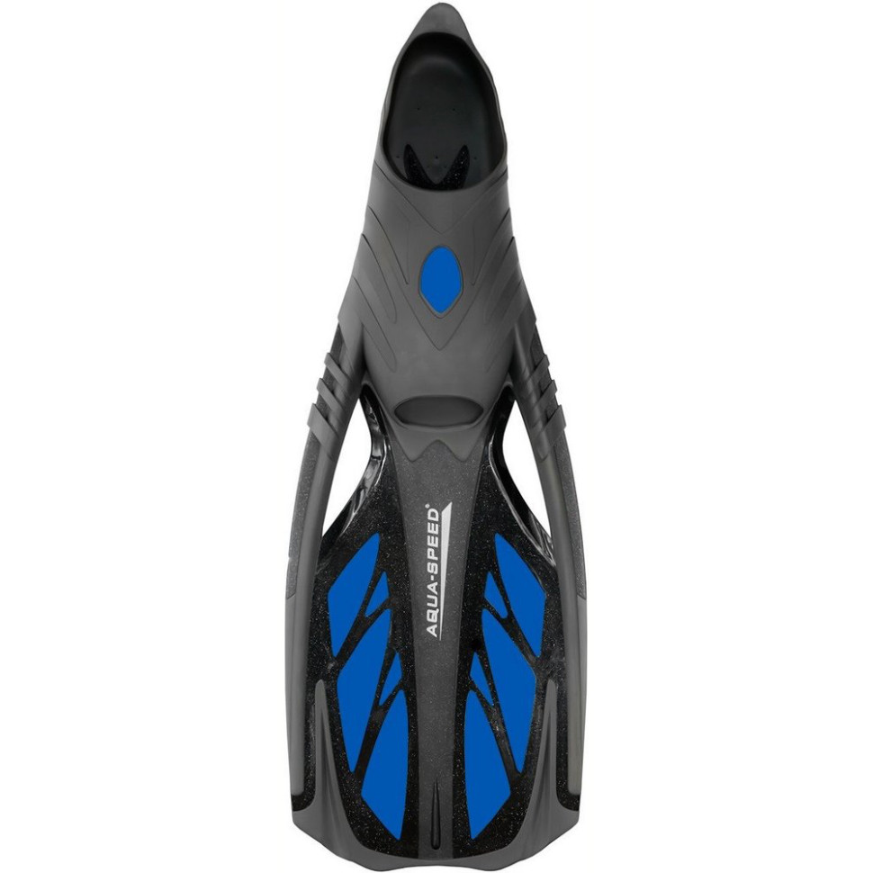Ласти INOX Aqua Speed ​​553-11-38-39 синій, чорний, сірий, розмір 38-39