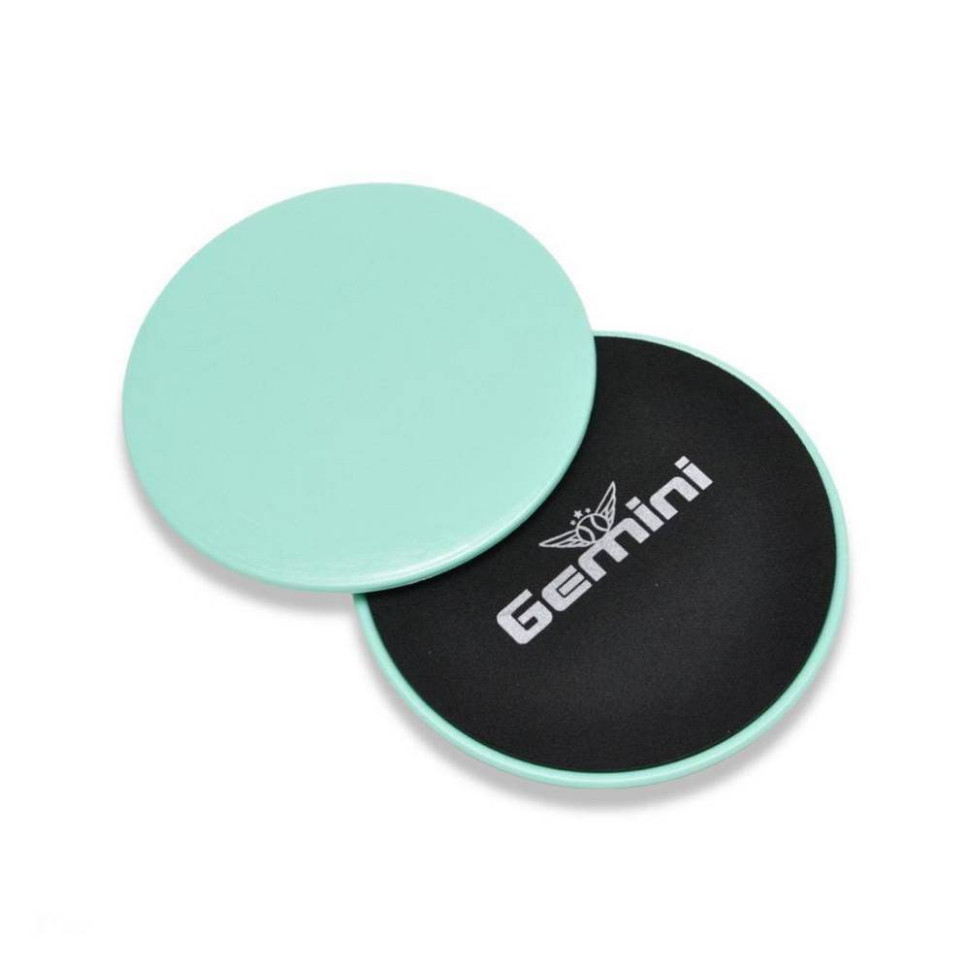 Диски для глайдинга SLIDE DISCS Gemini Sport FG-18LB, бирюзовый