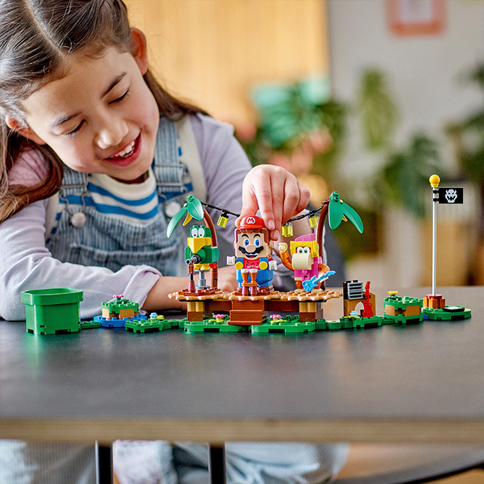 Конструктор LEGO Super Mario Импровизация в джунглях Дикси Конг. Дополнительный набор 71421, 174 детали